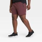 Men's Stretch Woven Shorts - All In Motion Dark Berry