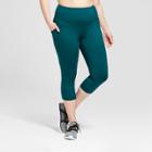 Women's Plus Size Embrace Capri Leggings - C9 Champion Night Garden