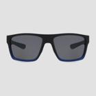 Men's Square Surf Plastic Sunglasses - Goodfellow & Co Black, Black/blue