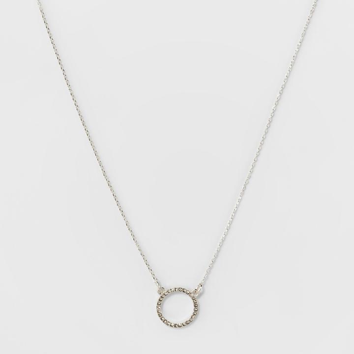 Pave Open Circle Short Necklace - A New Day