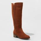 Women's Brielle Tall Riding Boots - Universal Thread Cognac