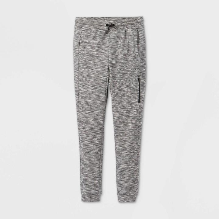 Boys' French Terry Jogger Pants - All In Motion Black