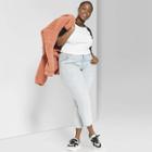 Women's Plus Size Long Sleeve Baseball T-shirt - Wild Fable Black