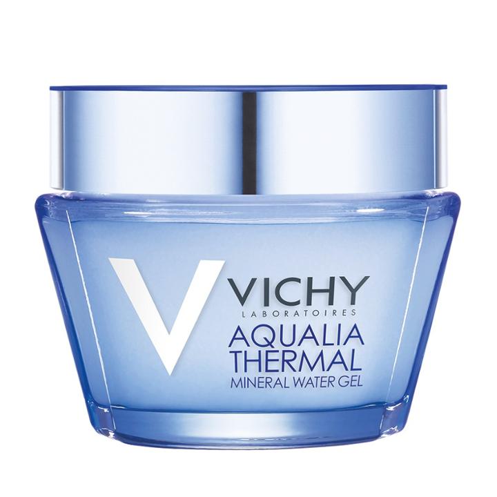 Vichy Aqualia Thermal Mineral Water Gel, Hydrating Face Moisturizer With Hyaluronic Acid