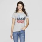 Women's Stranger Things Short Sleeve Logo T-shirt - (juniors') - Gray