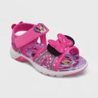 Toddler Girls' Disney Frozen Minnie Adventure Ankle Strap Sandals - Pink