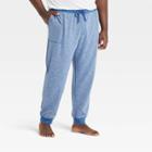 Men's Big & Tall Double Weave Jogger Pajama Pants - Goodfellow & Co Blue