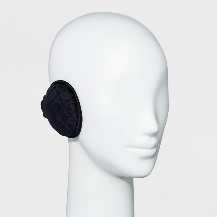 Degrees By 180s Women's Puffy Ear Warmer - Black