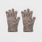 Women's Fashion Knit Gloves - Universal Thread Brown Heather