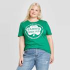 Women's Paddy's Irish Pub Plus Size Short Sleeve T-shirt - Ripple Junction - Green 1x, Women's,