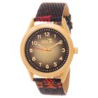 Van Sicklen Southwestern Print Analog Wristwatch - Gold,