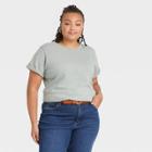 Women's Plus Size Short Sleeve T-shirt - Ava & Viv Green