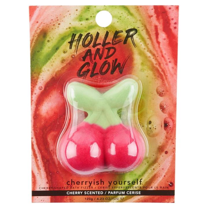 Holler And Glow Cherryish Yourself Bath Fizzer