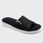 Target Men's Dearfoams Slide Slippers - Black