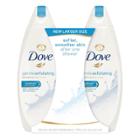 Dove Gentle Exfoliating Body Wash 22 Oz, Twin Pack