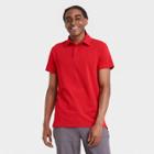 Men's Big & Tall Supima Cotton Polo Shirt - All In Motion Red Xxxl