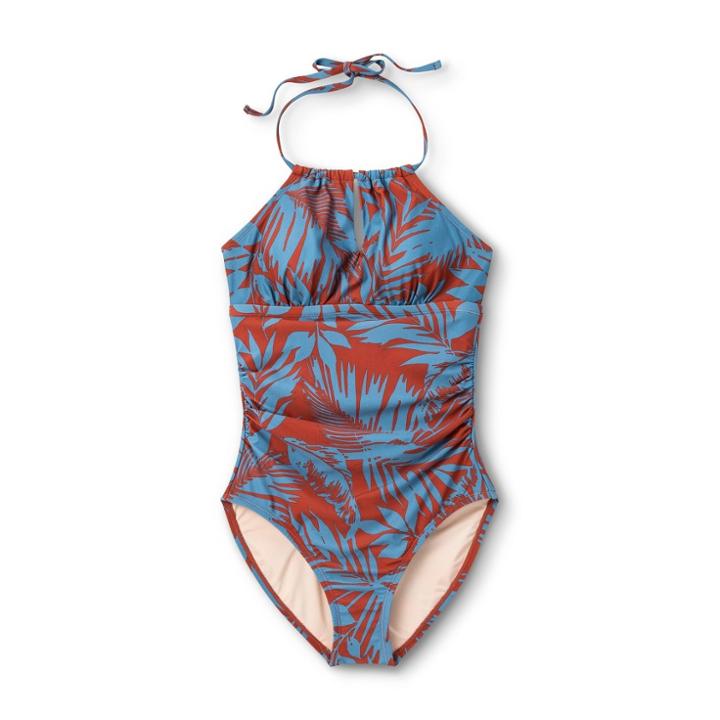 Women's Post-mastectomy High Neck Into The Sunset One Piece Swimsuit - Kona Sol Multi Xs, Women's,
