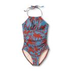 Women's Post-mastectomy High Neck Into The Sunset One Piece Swimsuit - Kona Sol Multi Xs, Women's,