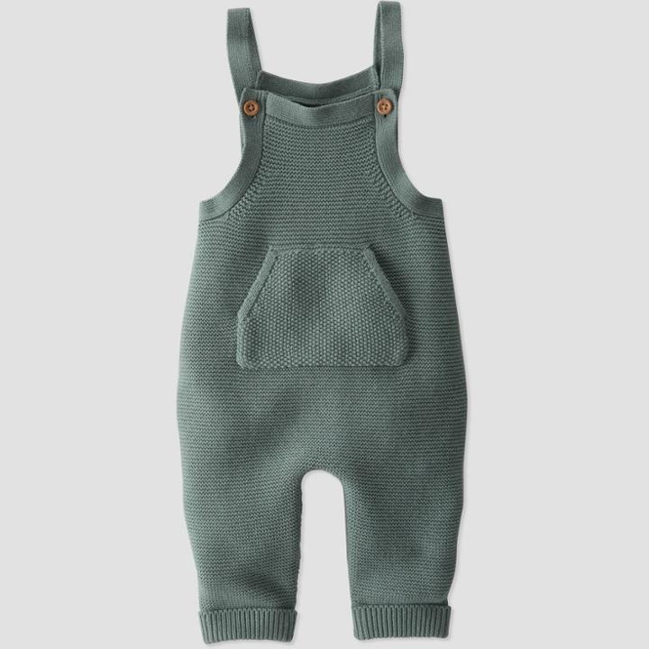 Baby Sweater Overalls - Little Planet By Carter's Green
