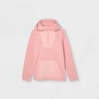 Boys' Fleece 1/4 Zip Pullover Hoodie Sweatshirt - All In Motion Pink
