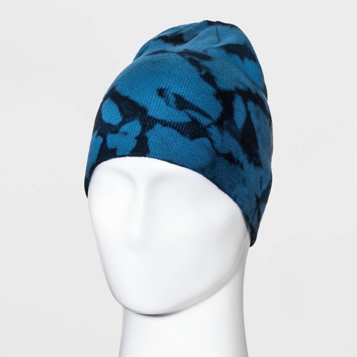 Men's Tie-dye Beanie - Original Use Blue