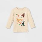 Toddler Boys' Karate Bunnies Graphic Long Sleeve T-shirt - Cat & Jack Cream