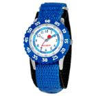 Target Boys' Red Balloon Stainless Steel Time Teacher With Bezel Watch - Blue