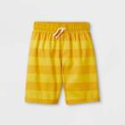 Boys' Striped Volley Swim Trunks - Cat & Jack Yellow