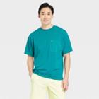 Men's Short Sleeve T-shirt - All In Motion Teal Green