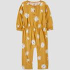 Baby Girls' Daisy Jumpsuit - Just One You Made By Carter's Yellow Newborn