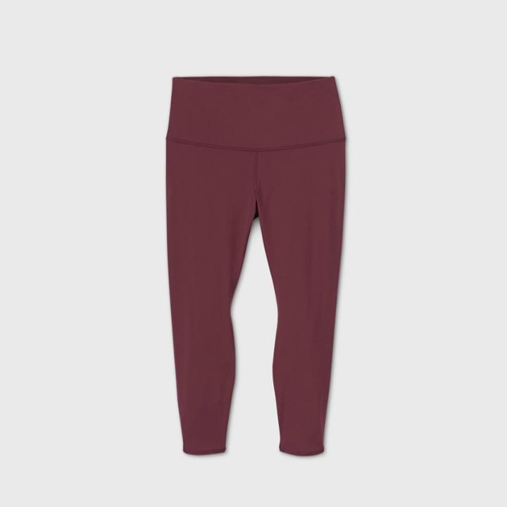 Women's Plus Size Premium Elongated Ultra High-waisted Leggings - All In Motion Mulberry