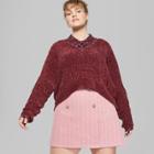 Women's Plus Size Button Corduroy Mini Skirt - Wild Fable Rose