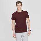 Men's Regular Fit Short Sleeve Lyndale Crew T-shirt - Goodfellow & Co Pomegranate