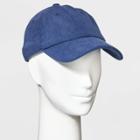 Women's Corduroy Baseball Hat - Universal Thread Blue