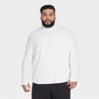 Men's Big & Tall Long Sleeve Upf T-shirt - All In Motion White