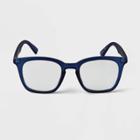 Men's Square Blue Light Filtering Glasses - Goodfellow & Co Blue