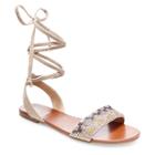 Mossimo Supply Co. Women's Joely Slide Sandals - Cognac (red)