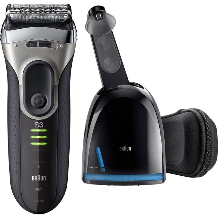 Braun Proskin 3090cc Men's Electric Shaver With Clean & Charge