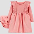 Baby Girls' Sweater Top & Bottom Set - Just One You Made By Carter's Pink Newborn