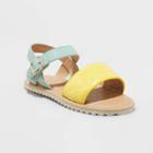 Toddler Girls' Delilah Fruit Print Footbed Sandals - Cat & Jack