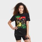 Women's A Tribe Called Quest Short Sleeve Oversized Graphic T-shirt - Black