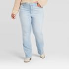Women's Plus Size High-rise Bootcut Jeans - Universal Thread Light Wash 14w, Women's, Blue