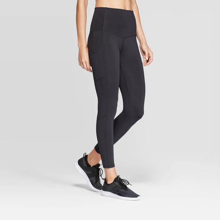 Women's Training High-waisted 7/8 Leggings 25 - C9 Champion Black S,