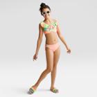 Girls' Tropic Island Bikini Set - Cat & Jack Pink