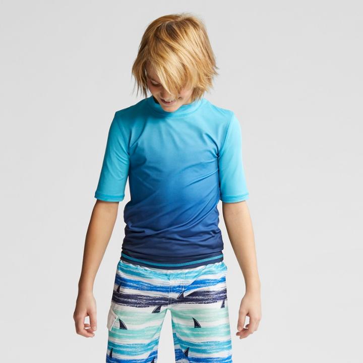 Boys' Gradient Rash Guard - Cat & Jack Blue