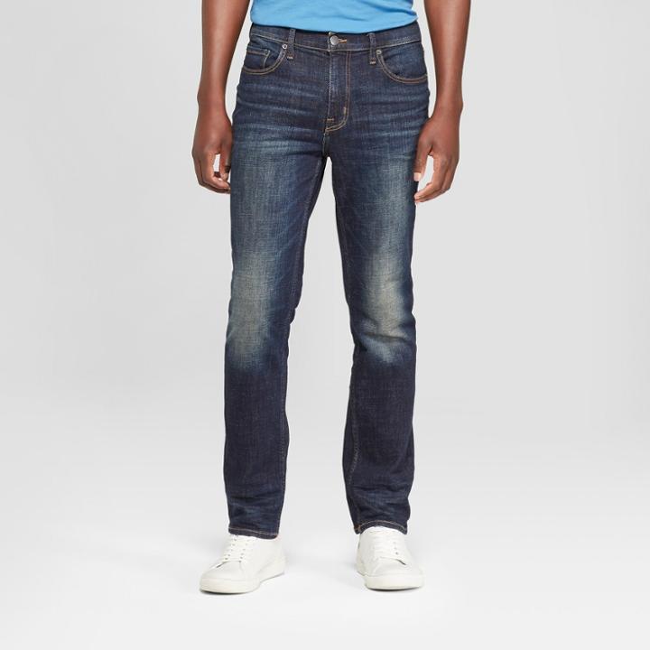 Target Men's Slim Straight Fit Jeans - Goodfellow & Co Dark Wash