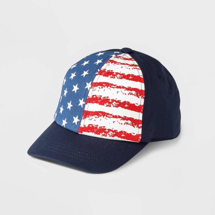 Kids' Tie-dye Americana Baseball Hat - Cat & Jack , One Color