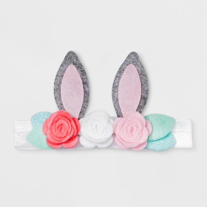 Girls' Floral Bunny Ears Headbands - Cat & Jack,