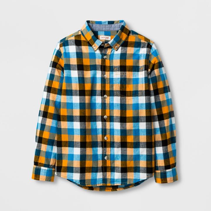 Boys' Button-down Shirt - Cat & Jack Orange