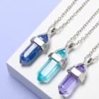 Girls' 3pk Crystal Pendant Necklaces - More Than Magic Blue, Dark